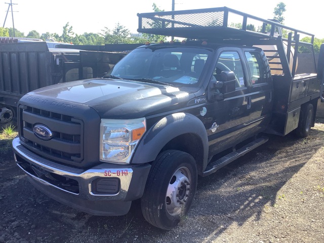 2014 Ford F-450 XL 4x2 Crew Cab Flatbed Truck 2014 Ford F-450 XL 4x2 Crew Cab Flatbed Truck