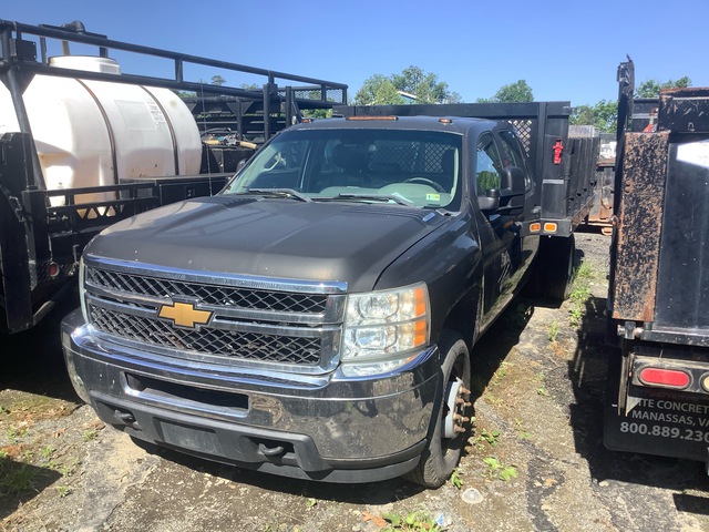 2012 Chevrolet Silverado 3500HD 4x2 Extended Cab Flatbed Truck 2012 Chevrolet Silverado 3500HD 4x2 Extended Cab Flatbed Truck