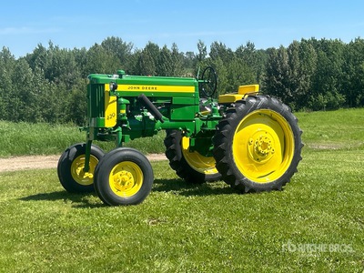 1956 John Deere 420H 2WD Wide Front Hi-Crop Antique Tractor