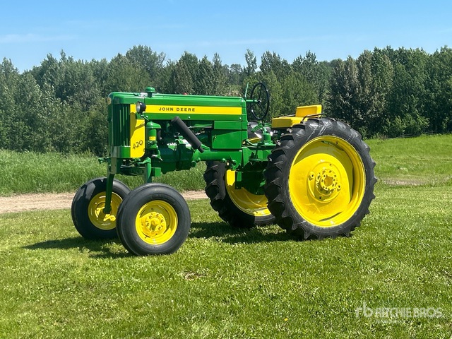 1956 John Deere 420H 2WD Wide Front Hi-Crop Antique Tractor | Ritchie ...