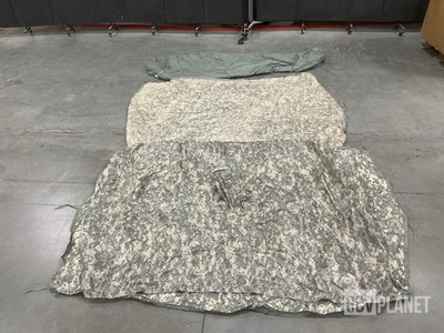 (34) Wet Weather Poncho Liners, (43) Wet Weather Ponchos & (10) Sleeping Bags