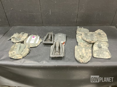 (286) Canteen Pouches, (30) Entrenching Hand Tools & Assorted Items