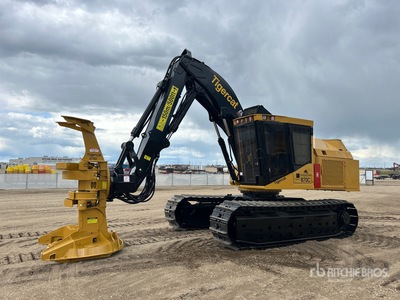 2014 Tigercat 870C を見 Feller Buncher - Track
