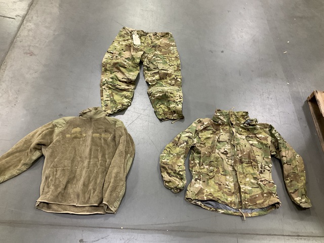 (7) Wet Weather Jackets, (35) Cold Weather Jackets & Assorted Items