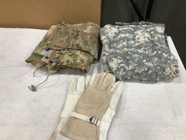 (33) Pairs of Gloves, (12) Pairs of Cold Weather Trousers & Assorted Items