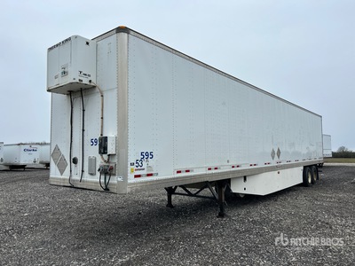 2017 Manac 53 ft x 102 in T/A Heated Gesloten aanhangwagen