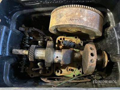 Dubuque Dubuque Engine Parts, Flywheel, (2) Heads, Crankshaft, Governor, (2) Rocker Arms