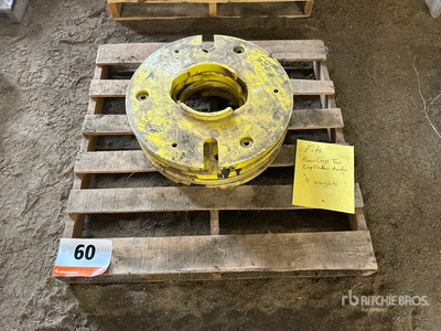 Quantity of (4) Rear Wheel Weights Tractor Weights