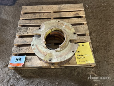 Quantity of (4) Wheel Weights Tractor Weights
