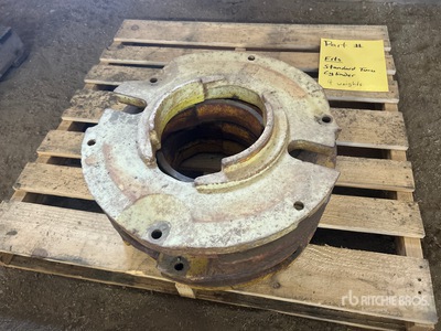 Quantity of (4) Wheel Weights Tractor Weights