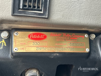 2005 Peterbilt Conventional 6x4 T / A-kiepwagen