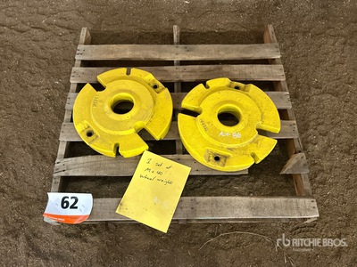 Quantity of (2) M 40 Wheel Weights Tractor Weights
