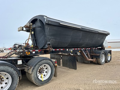 2016 Midland TW2000 21 ft Super B-Train Pup Side Dump Trailer