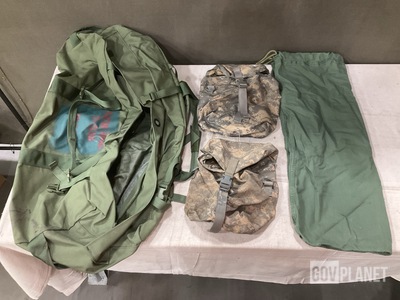 (23) Duffel Bags, (50) Barracks Bags & (43) Sustainment Pouches