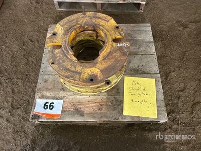 Quantity of (4) Wheel Weights Tractor Weights