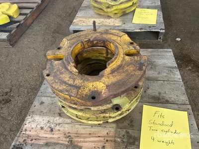 Quantity of (4) Wheel Weights Tractor Weights