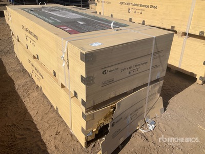 2026 KJ K2346 Metal Garage Shed (Unused)