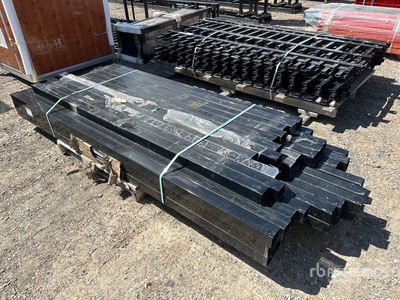 Iron Eagle Steel Posts 3x3: Qty of 10 posts 120 in, Qty of 20 posts 108 in, Qty of 10 posts 98 in, Qty of 10 posts 84 in