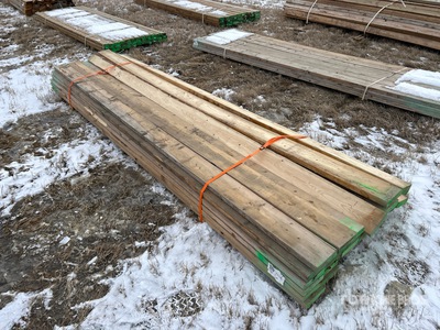 Quantity of (37) 2 x 6 x 12 ft Lumber