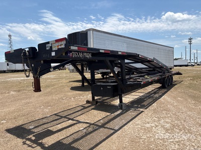 2022 Texas Pride Turntable Tri/A 4 Car Open Car Carrier Trailer