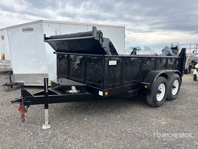 2007 Canada Trailers 12 ft T/A Dump Utility Trailer