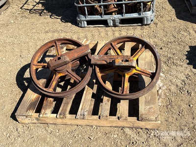 Quantity of (2) Flywheels - Fits John Deere 1010 or 440