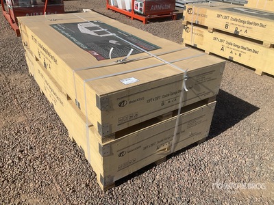 2026 KJ K3325 Double Garage Metal Shed (Unused)