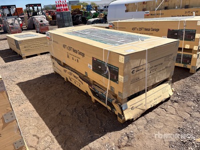 2026 KJ K4525G Double Garage Metal Shed
