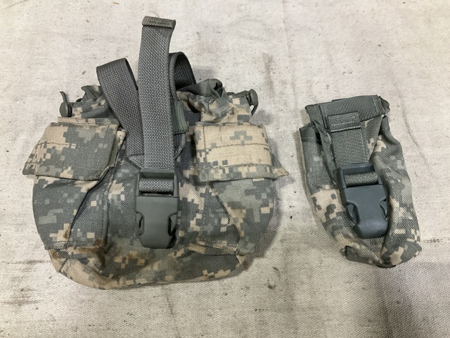 (767) General Purpose Canteen Pouches & (568) Flash Bang Grenade Pouches