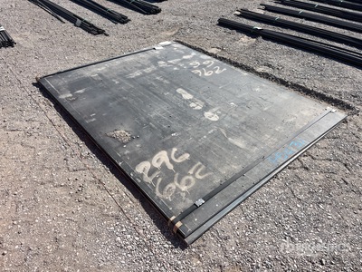 2025 Kit Containers QT-F-BLANK 6 ft x 9 ft (.75 in Thick) Placas de acero