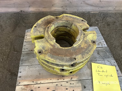 Quantity of (4) Wheel Weights Tractor Weights