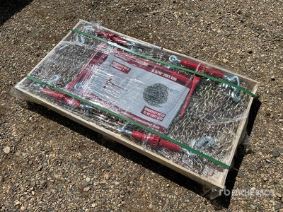Quantity of (5) 2026 Suihe BC-5400 5400 lb Ratchet Binders & (10) 20 ft Chains (Unused)