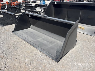 2025 Kit Containers QT-SNB-84 84 in General Purpose Skid Steer Bucket (Unused)