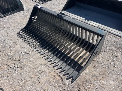 2025 Kit Containers QT-SB-H72-F 70 in Skid Steer Screening Bucket