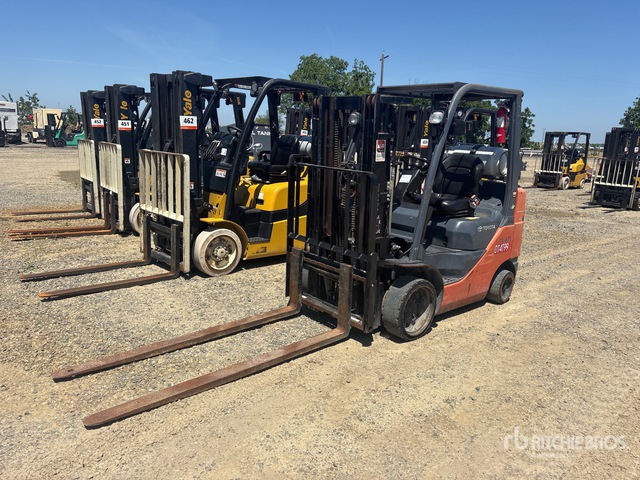 2018 Toyota 8FGCU25 4450 lb Cushion Tire Forklift