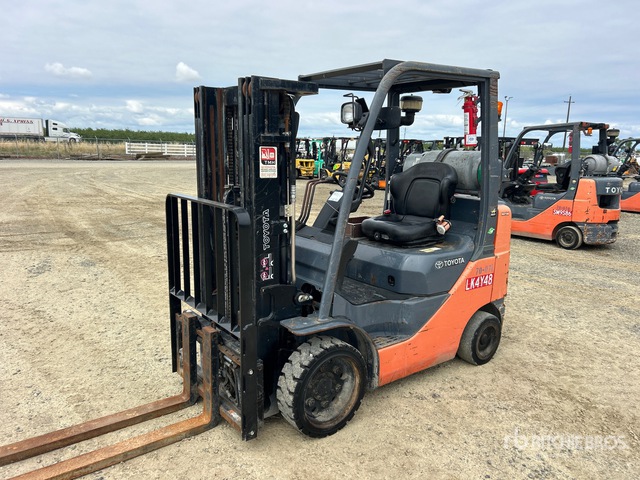 2018 Toyota 8FGCU25 4450 lb Cushion Tire Forklift