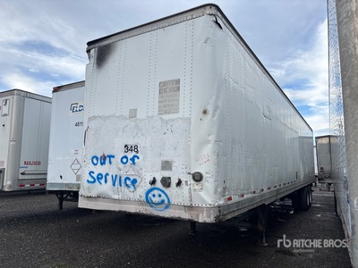 1997 Hyundai V12480142JS 48 ft x 102 in Sliding T/A Van Trailer