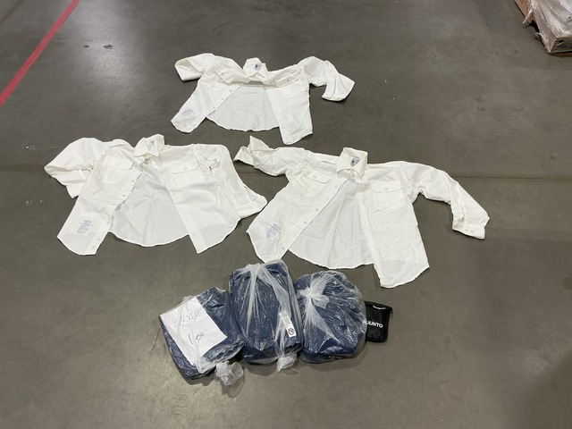 (1) Compass, (7) Pairs of Men's Trousers, (18) Men's Shirts & Assorted Items