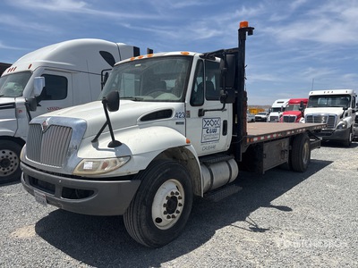 2013 International 4300 4x2 4x2 Flatbed Dump Truck