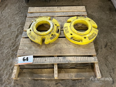 Quantity of (2) Wheel Weights Tractor Weights