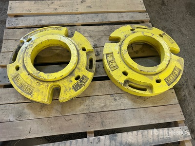 Quantity of (2) Wheel Weights Tractor Weights