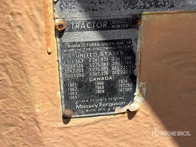 1975 Massey Ferguson 2WD Tractor