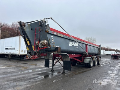 2014 BWS EZ-2-Load 37 ft Tri/A مقطورة للتفريغ الخلفي