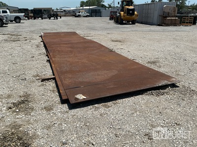 (3) 33' x 8' x 3/8" Metal Sheets