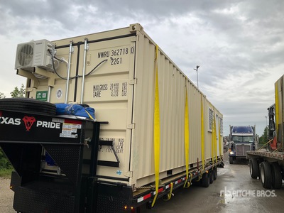 2025 20 ft x 8 ft Skid-Mounted Storage Container Mobile Office (Unused)