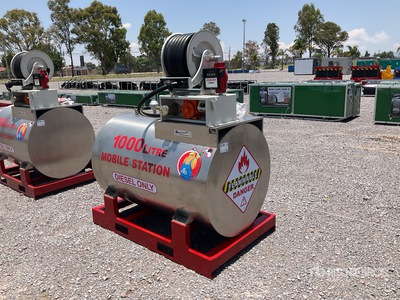 2026 Yuni D1000DC 1000 L Skid Mounted Steel Diesel Tanque para Combustible (Sin Usar) / Serbatoio carburante (Unused)