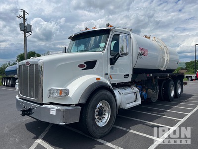 2018 Peterbilt 567 4700 gal 8x4 Tri-Axle Tanker Truck