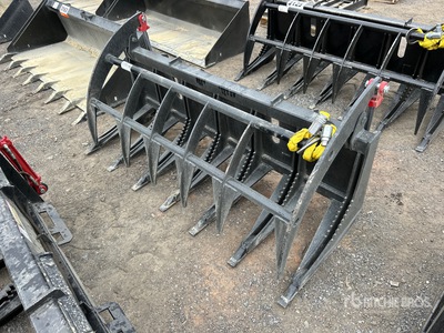 All-Star 72 in Skid Steer Root Rake
