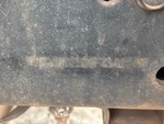 General Appearance with Frame Stamp Serial Number/VIN Photo