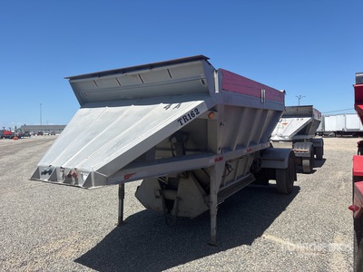 1970 Freuhauf 20 ft S/A Lead Przyczepa z wywrotem brzusznym